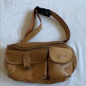 Vintage leather fanny pack